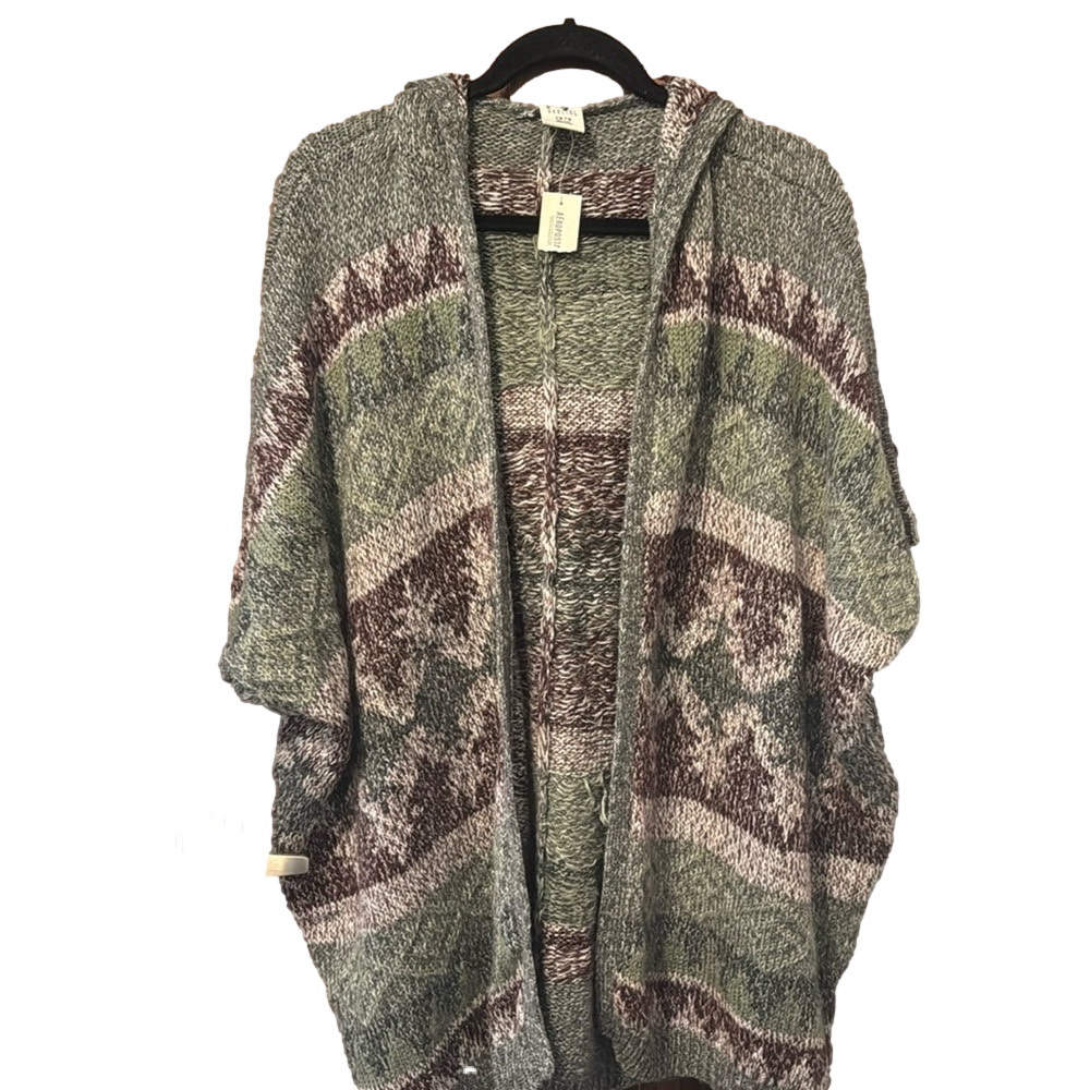 Tokyo Darling Open Front Hooded Short Sleeve Cardigan